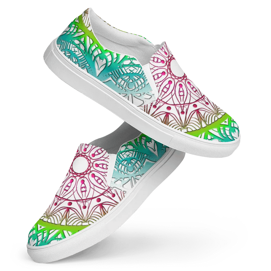 Radiant Mandala Slip-Ons product image (1)