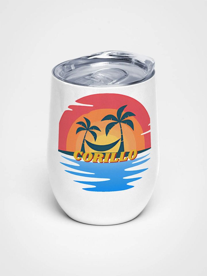 Summer Sunset Wine Tumbler product image (1)