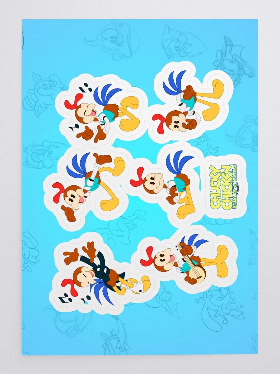 Chucky Chicken Sticker Sheet product image (3)
