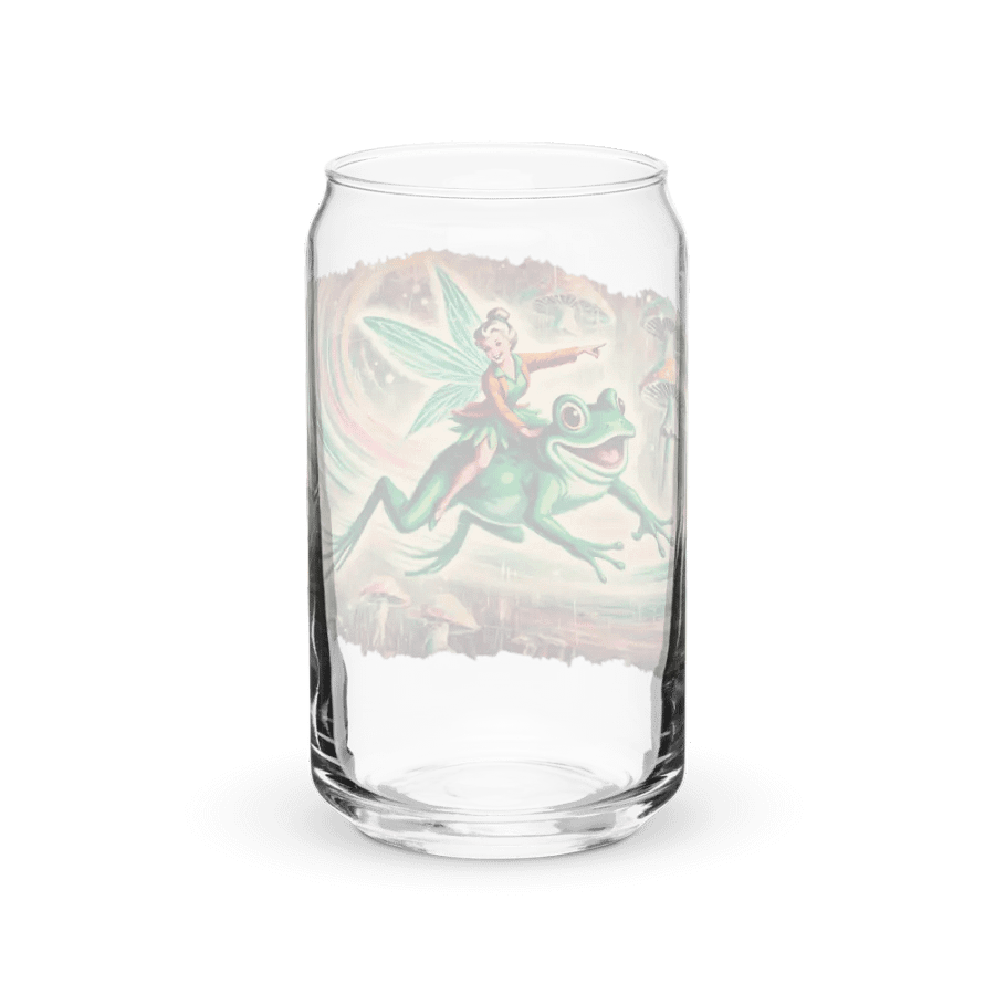 Whimsical Frog Fairy Glass with Optional Lid and Straw product image (38)