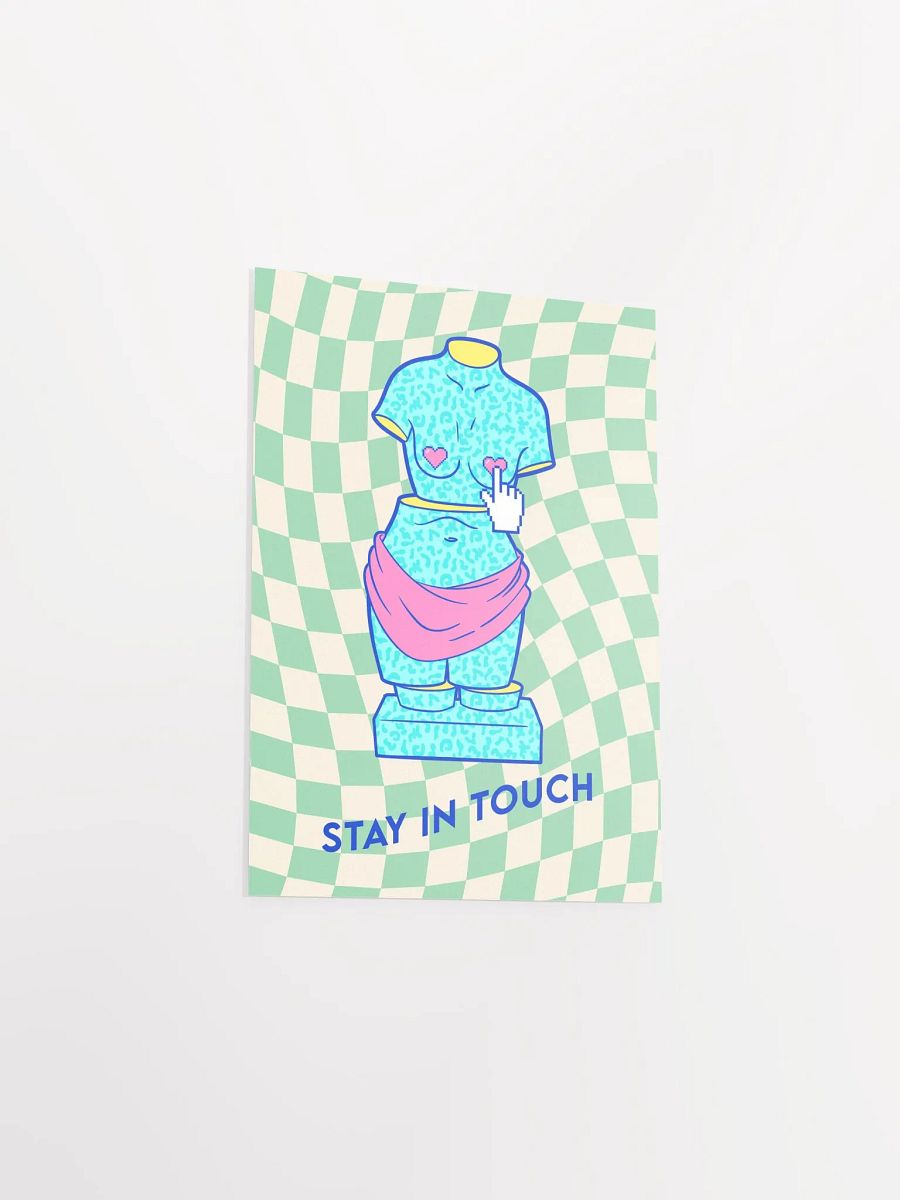 Retrowave poster/Vaporwave print: Stay In Touch. Aphrodite, Venus de Milo — anime poster, aesthetic poster, video game poster, 90s decor product image (9)