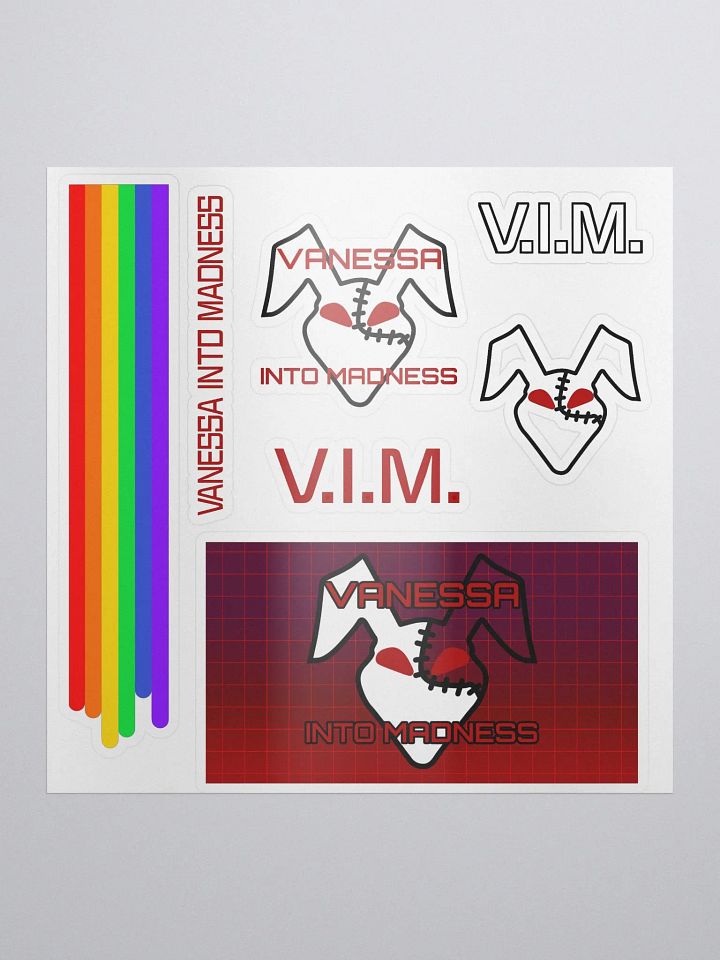 Vanessa Into Madness Sticker Sheet product image (1)