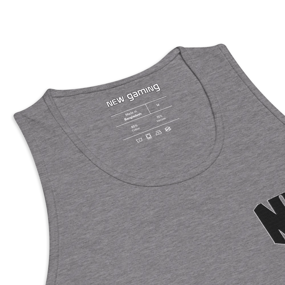 N.E.W. Gaming Muscle Tank - Black Logo (Embroidered) product image (2)