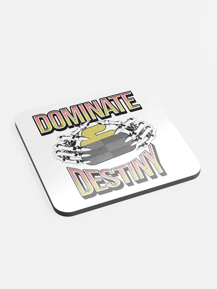 Dominate Destiny Curling Cork Coaster product image (3)