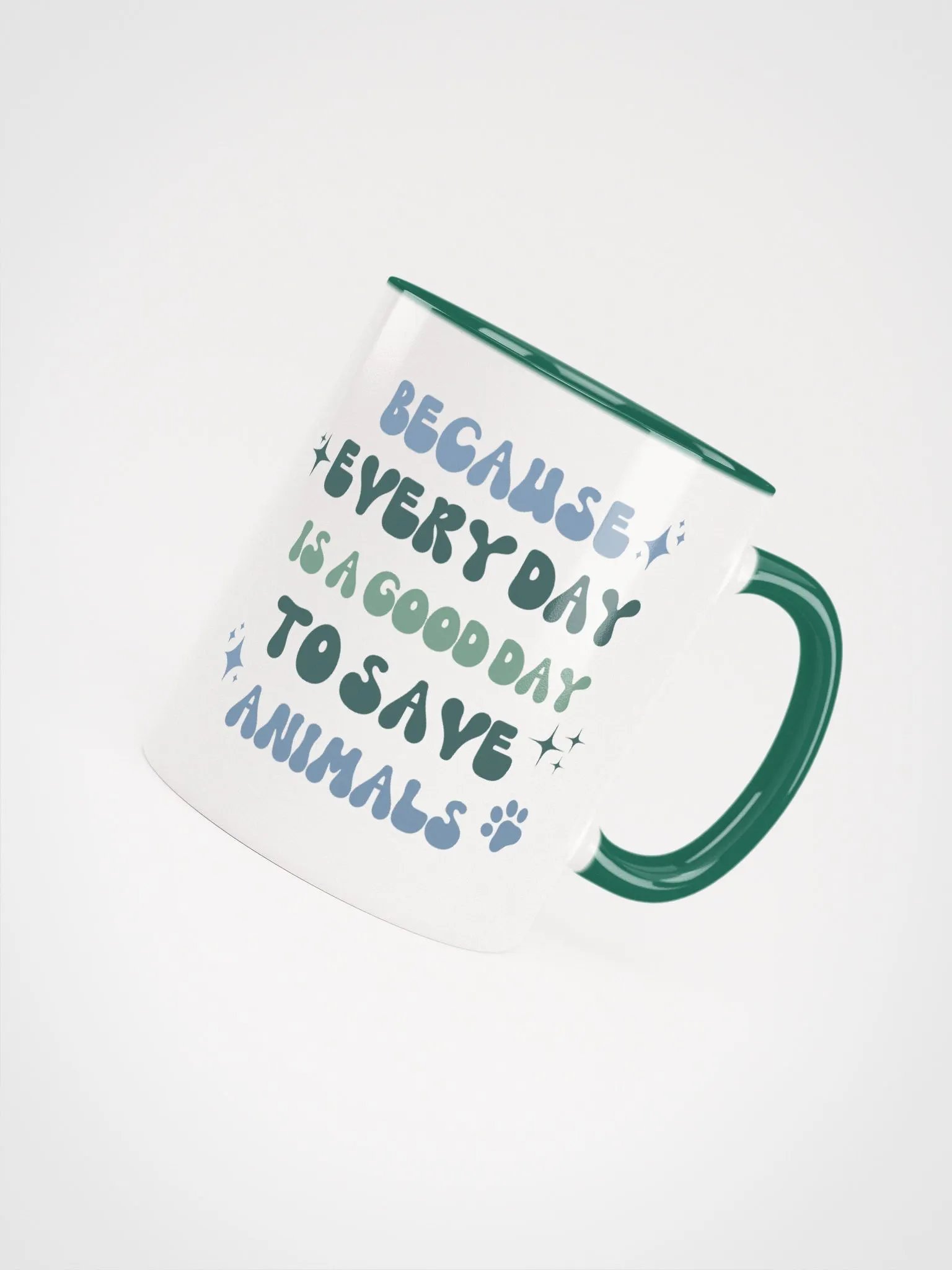 "In my vet tech era" Ceramic Mug with color inside product image (3)