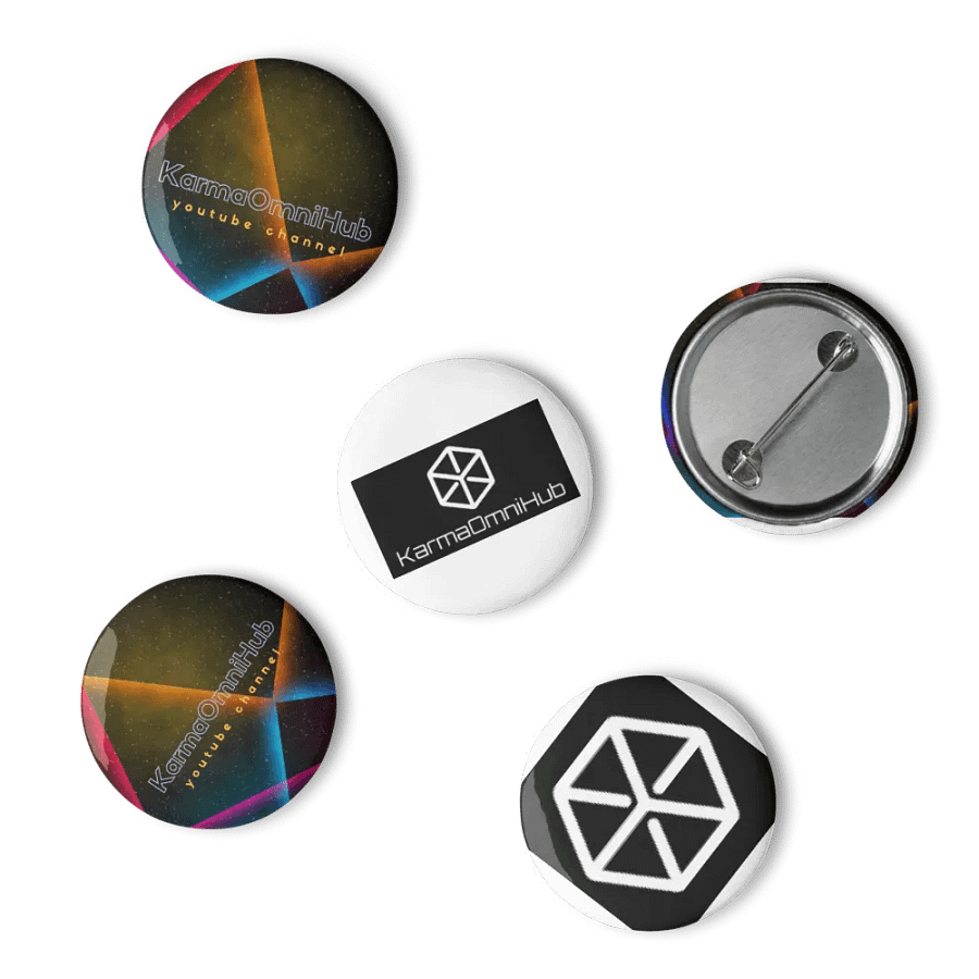 Cosmic Collection Pin Buttons_KarmaOmni product image (6)