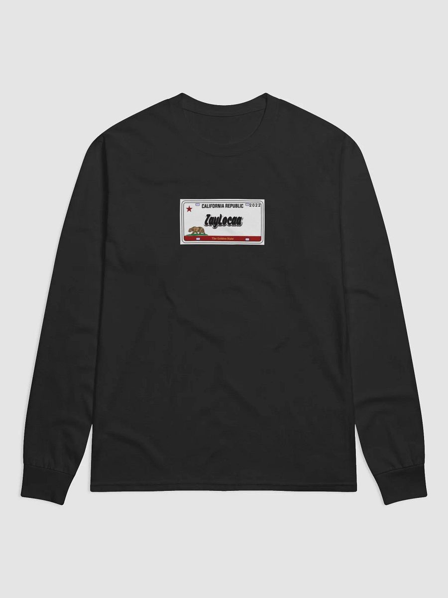 locaa license plate long sleeve product image (2)