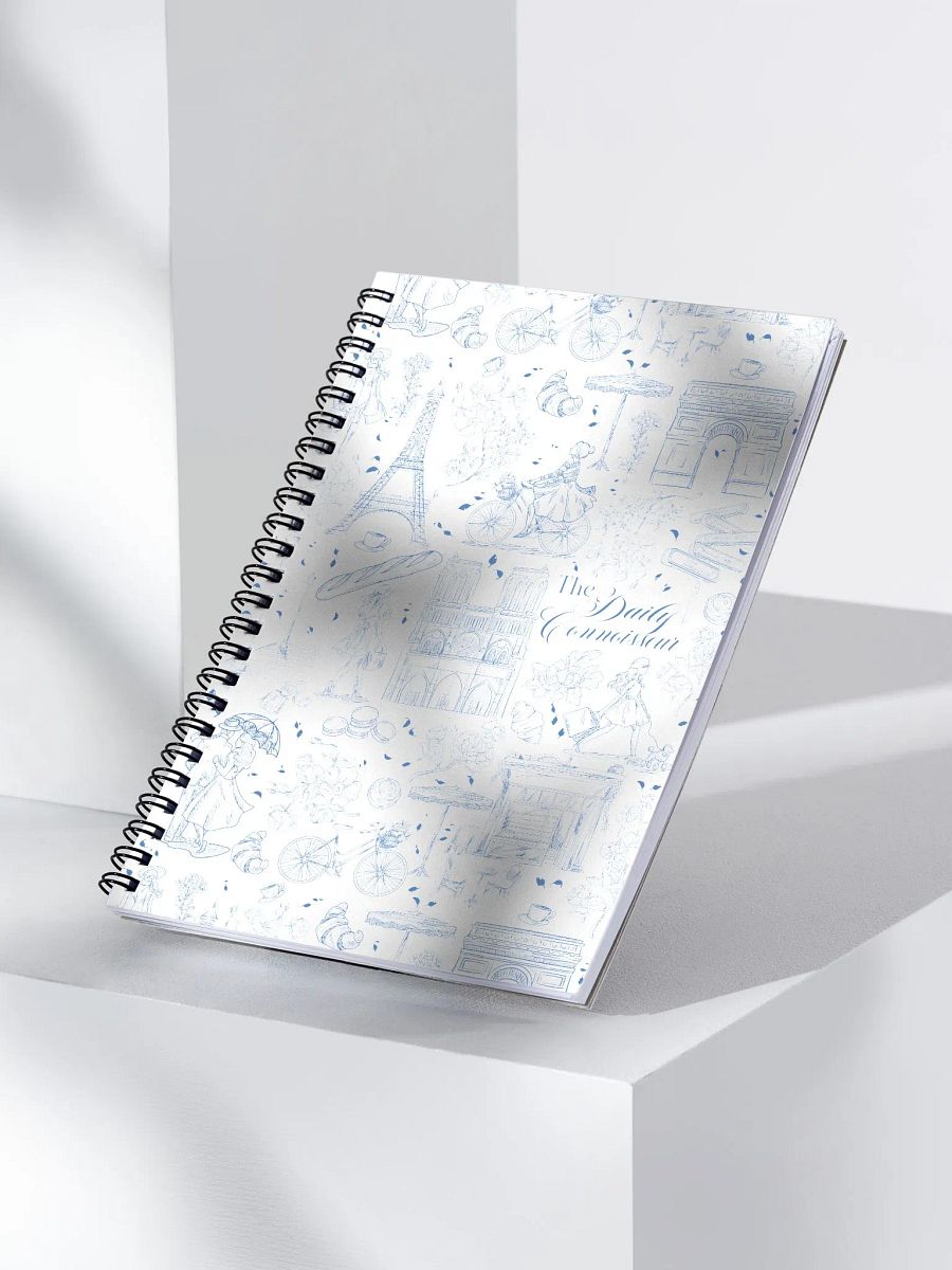 Parisian Toile Spiral Notebook product image (3)