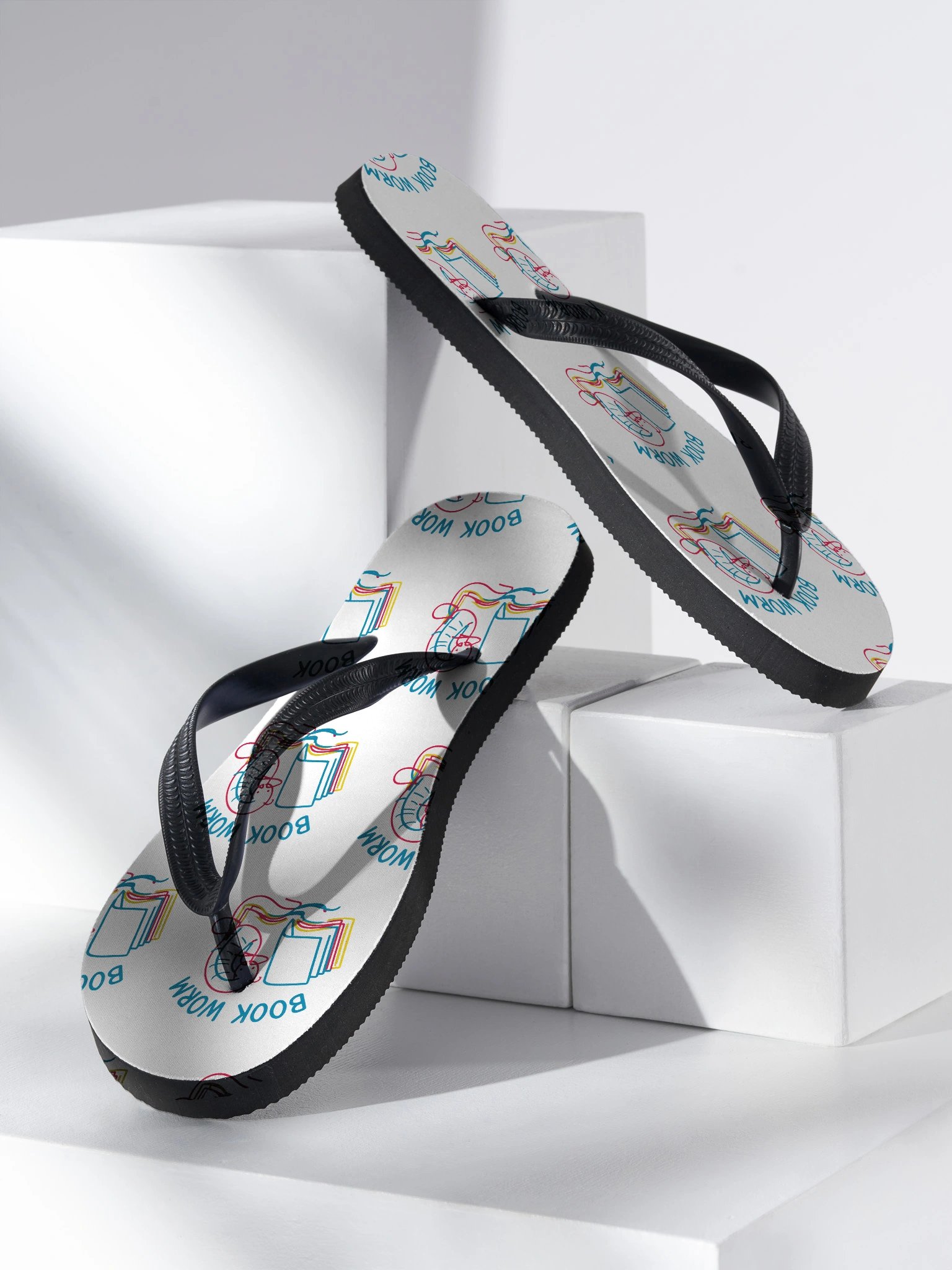 Dreamscape Delight Flip-Flops product image (1)