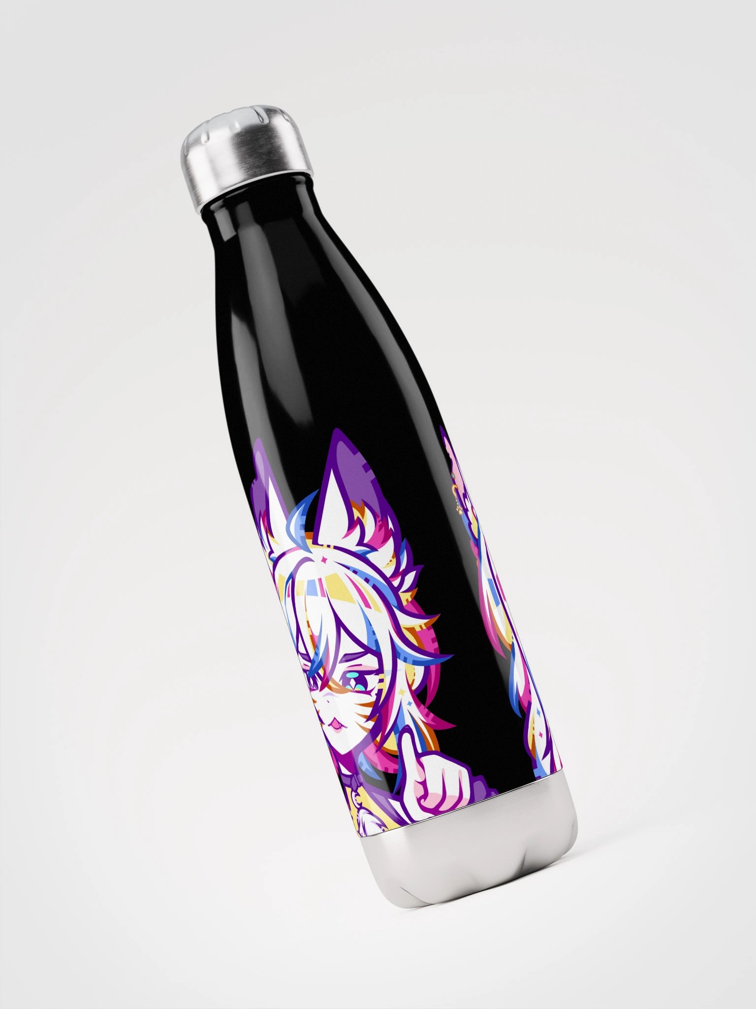 WolfcatRisi Duality Stainless Steel Water Bottle product image (6)