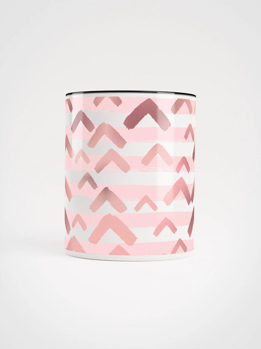 Rose Gold Chevron Bliss | Ceramic Mug product image (3)