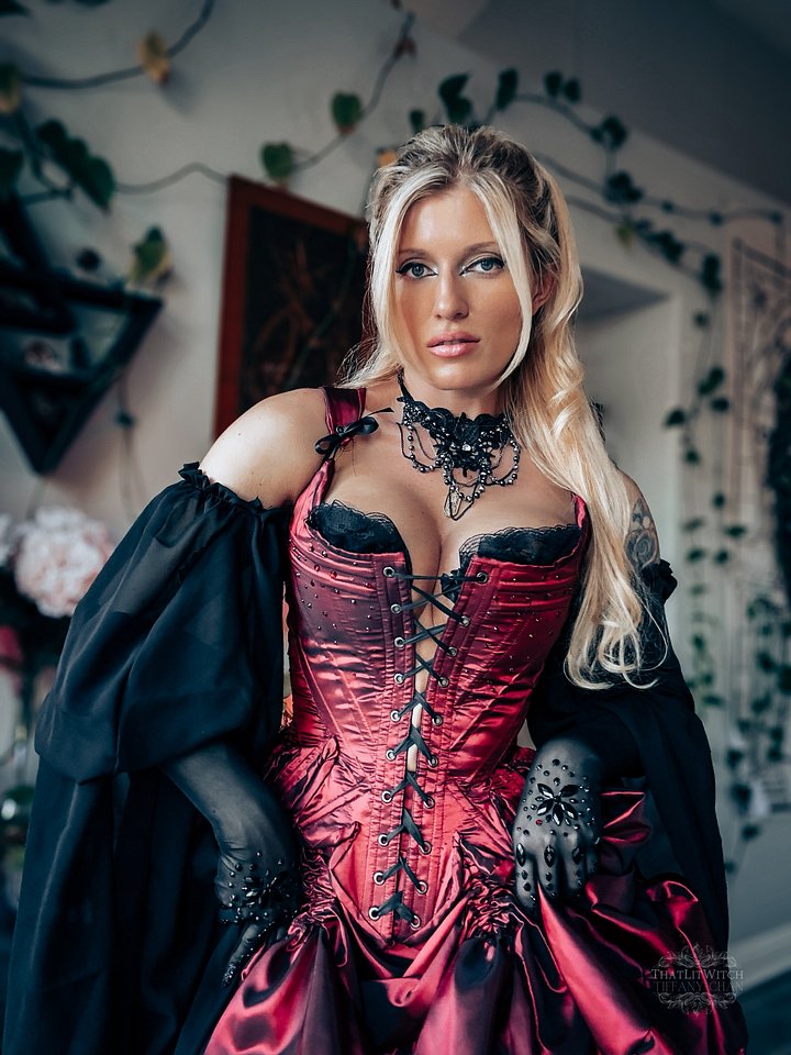 18th-Century Inspired Double-Laced Taffeta Stays product image (2)