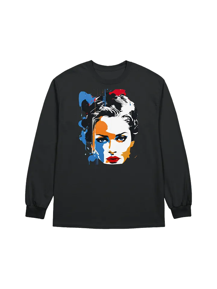 Abstract Girl - Gildan Ultra Cotton Unisex Long Sleeve T-Shirt product image (2)
