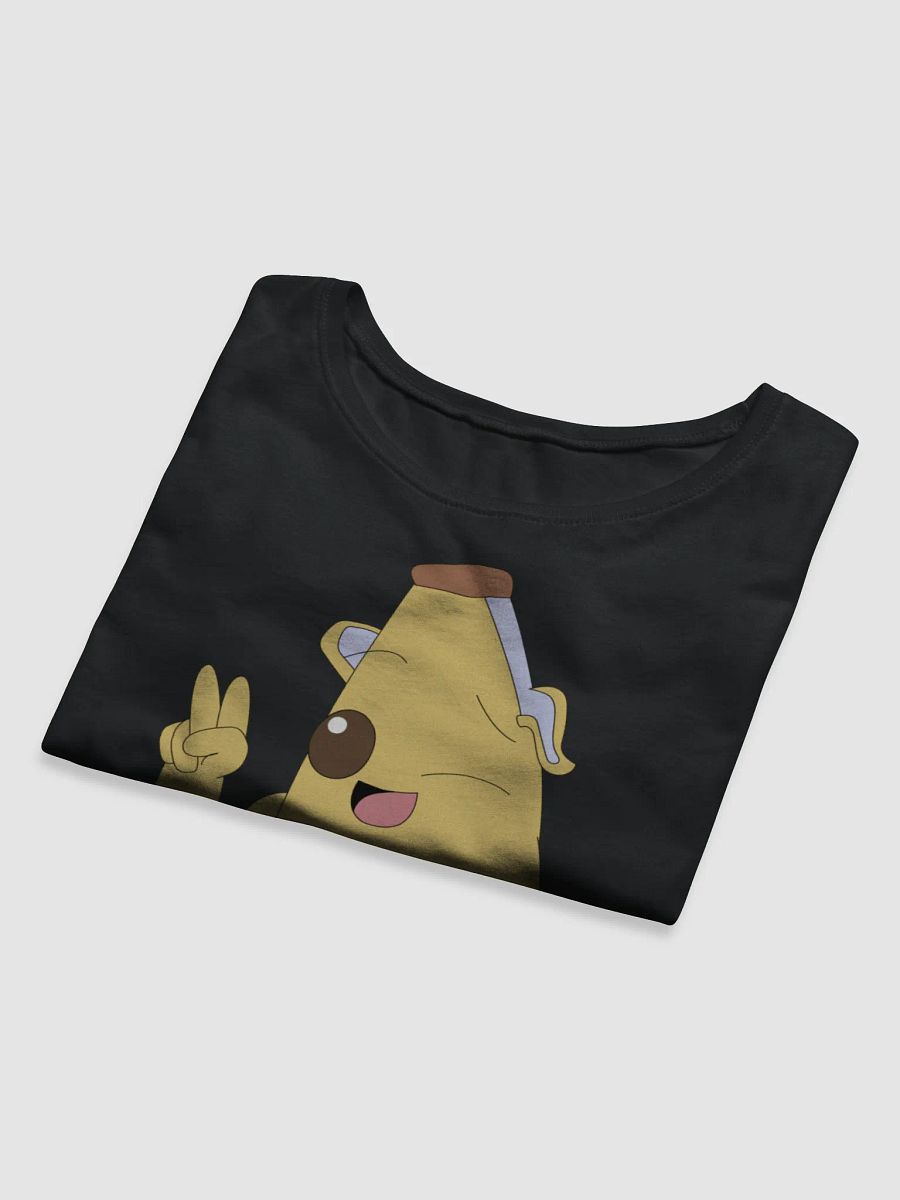 Peace Out Yellow Cartoon Crop Tee product image (8)