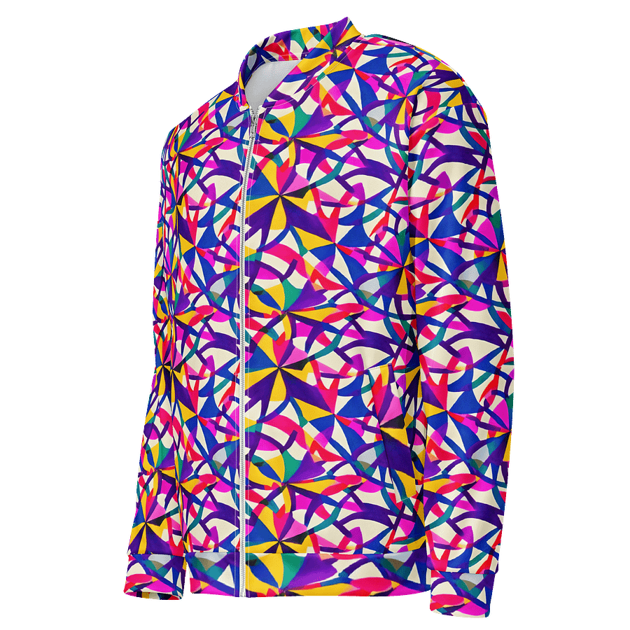 Rainbow Shapes Bomber Jacket product image (3)