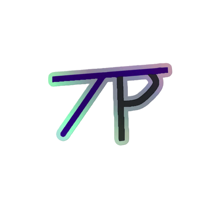 logo holographic sticker product image (2)
