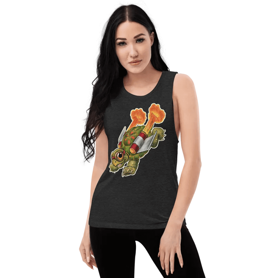 Jetpack Tortoise - SFA Women's Muscle Tank product image (8)