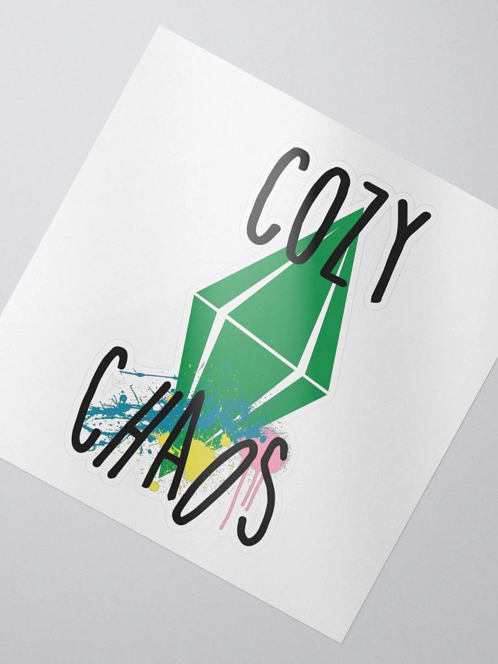 Cozy Chaos Plumbob Sticker product image (2)