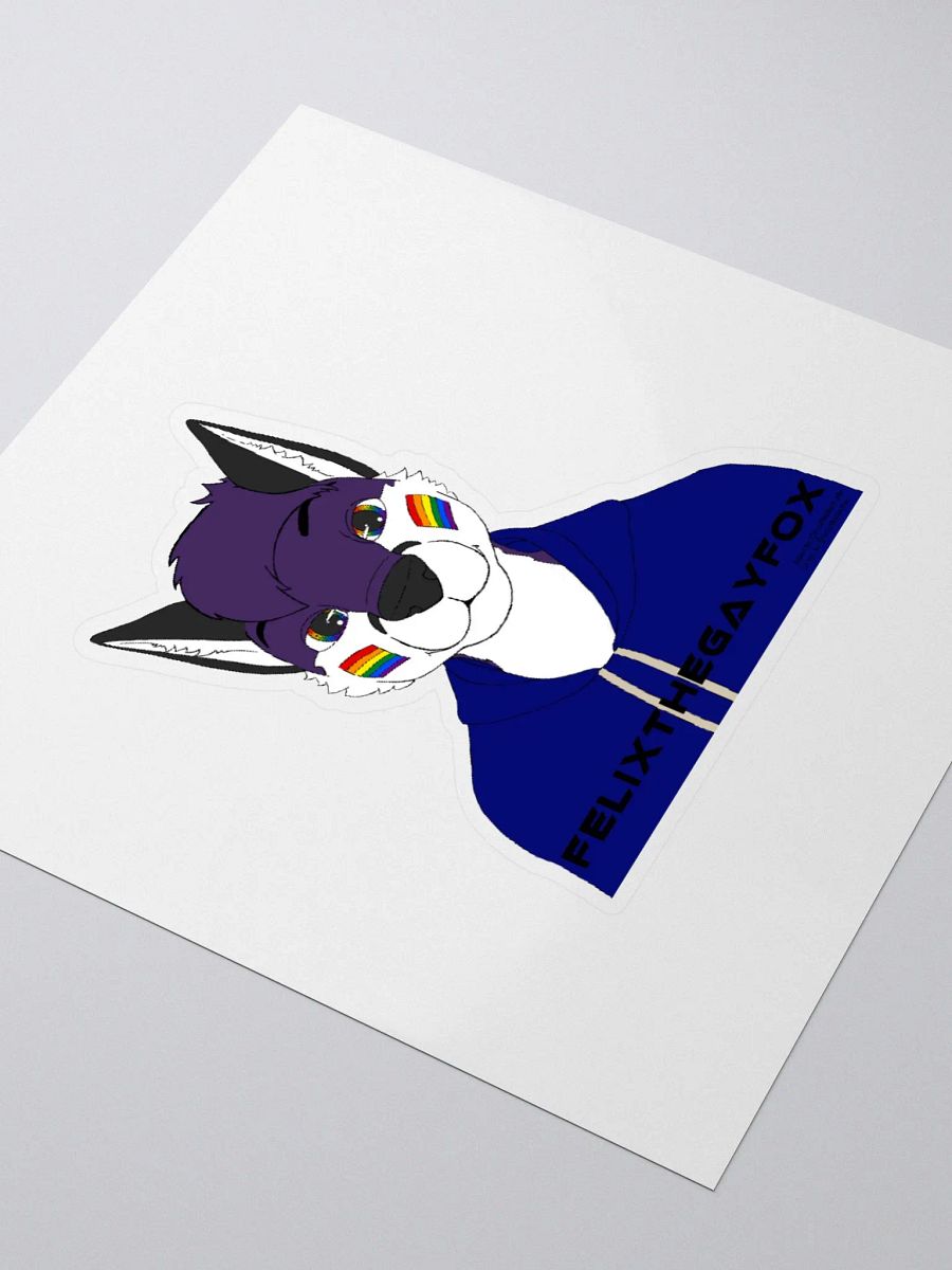 FelixTheGayFox - Kiss Cut Sticker product image (10)