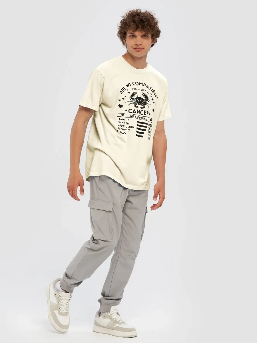 Cancer Zodiac Sign Romantic Compatibility T-Shirt - Light Comfort Colors 1717 product image (59)