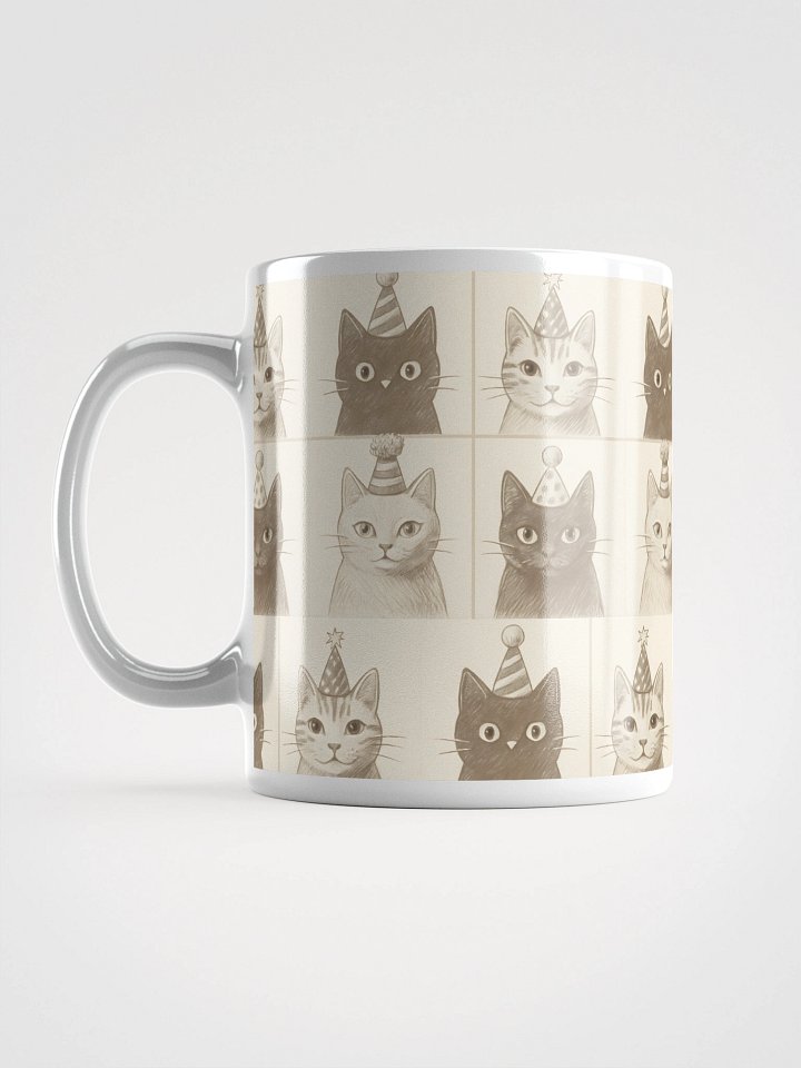 Party Cats White Glossy Mug product image (1)