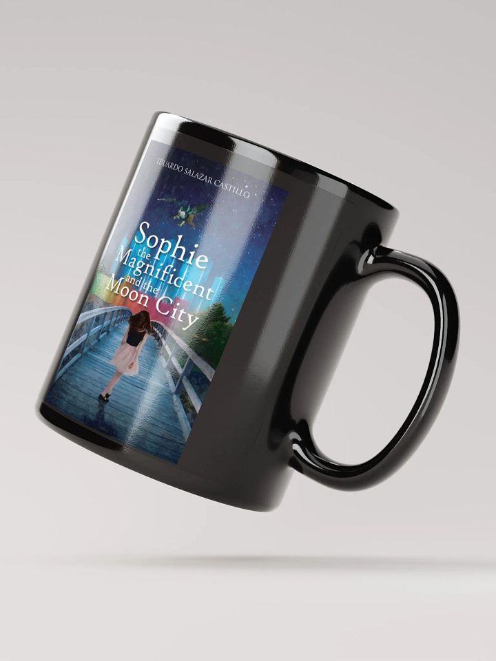 Sophie the Magnificent and the Moon City Glossy Black Mug product image (2)
