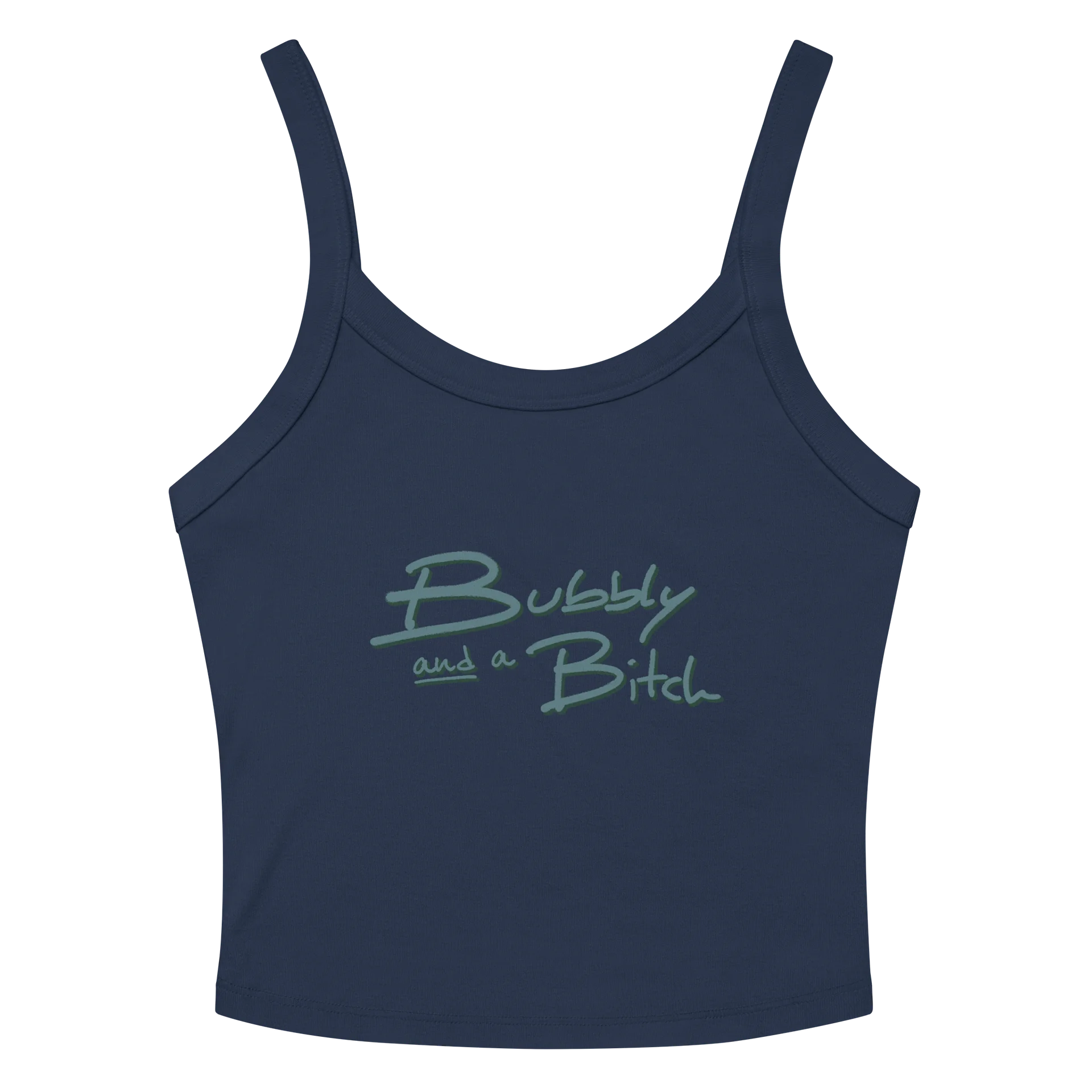 Bubbly and a B (forest shadow design) tank top product image (2)