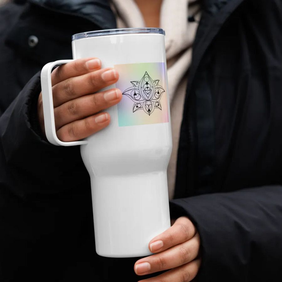 Sacred Lotus Thermal Mug product image (5)