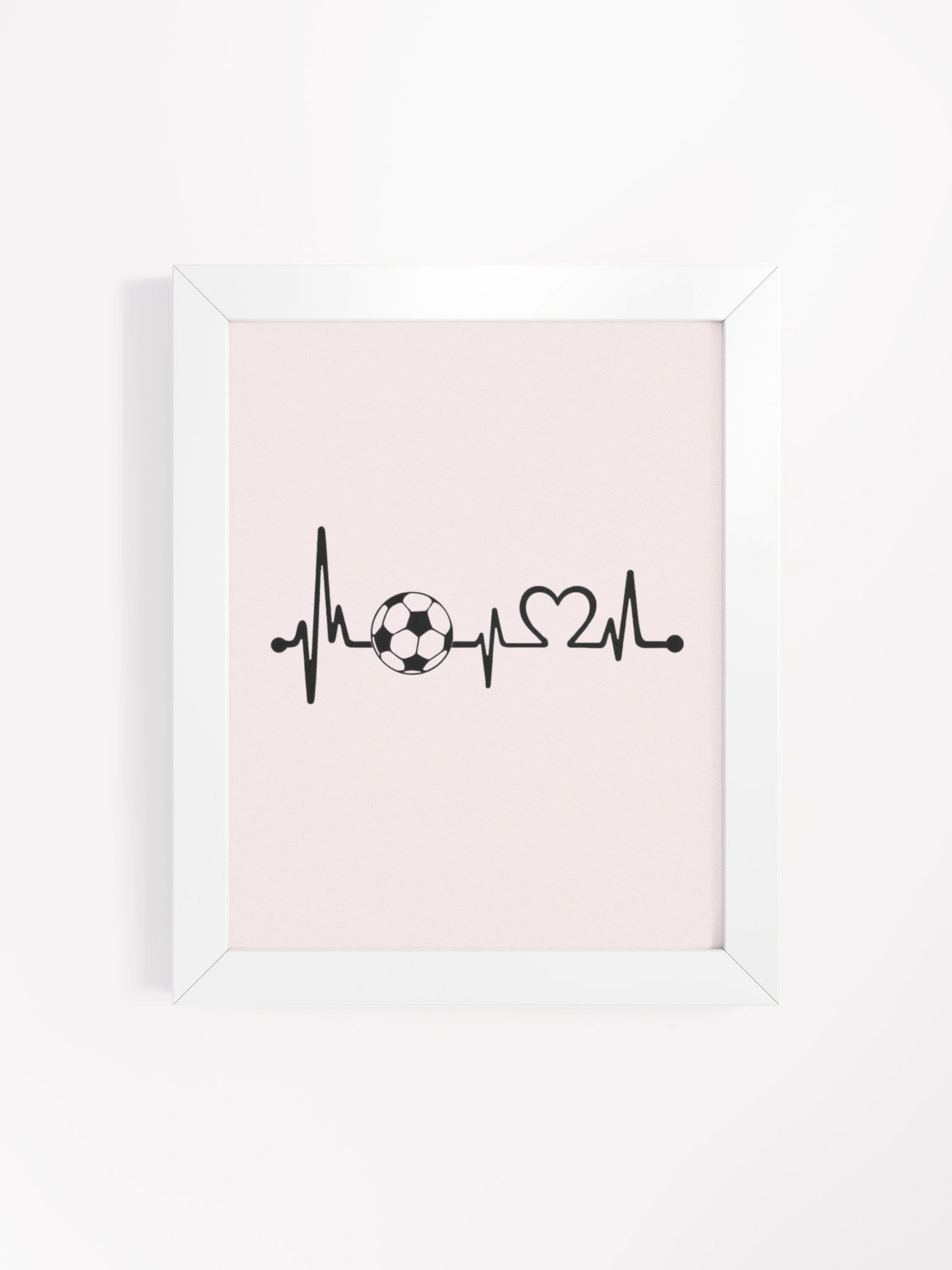 Heartbeat of the Pitch Framed Poster product image (4)