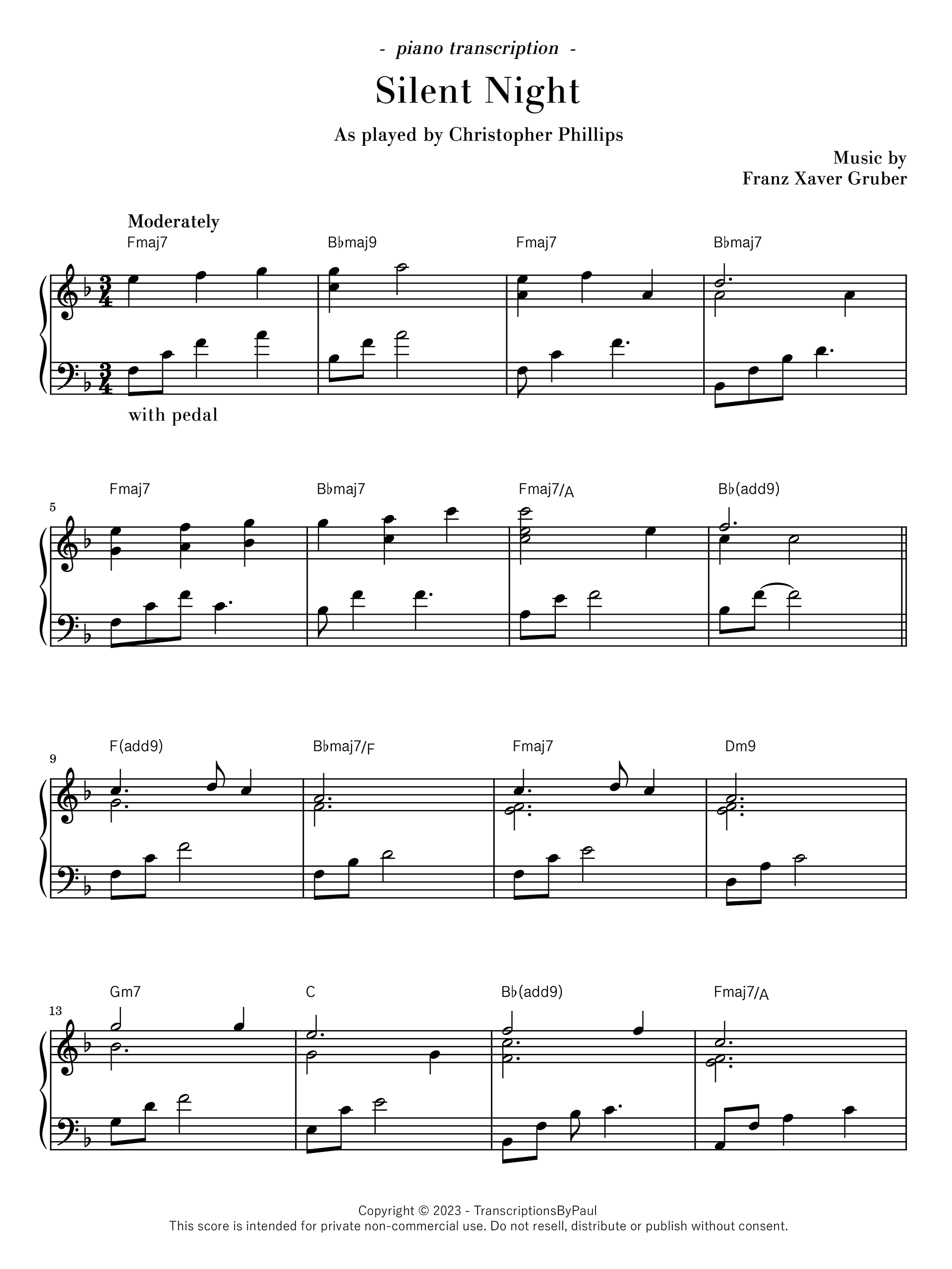 Silent Night - Christopher Phillips product image (1)
