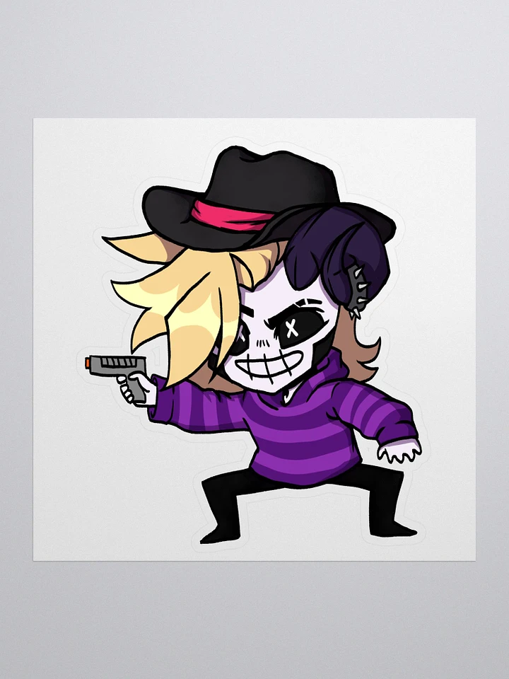 CowBoy with a gun Sticker product image (1)