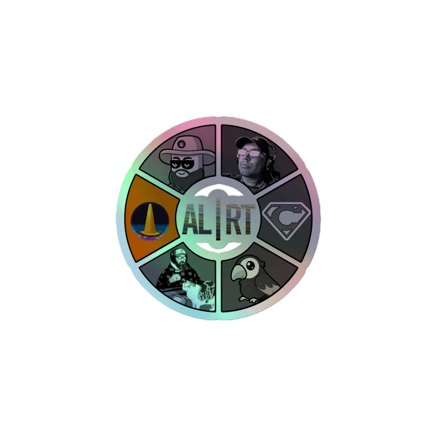 ALRT (leadbman Edition Holographic Sticker) product image (1)