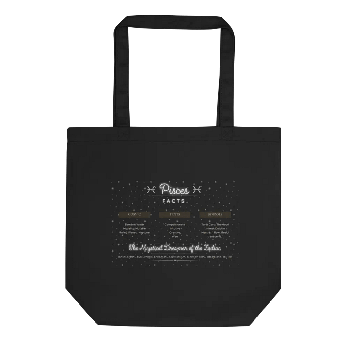 Pisces, Attributes , Black Tote product image (1)