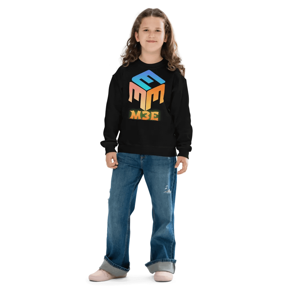M3E Cube Gradient Youth Sweatshirt product image (6)
