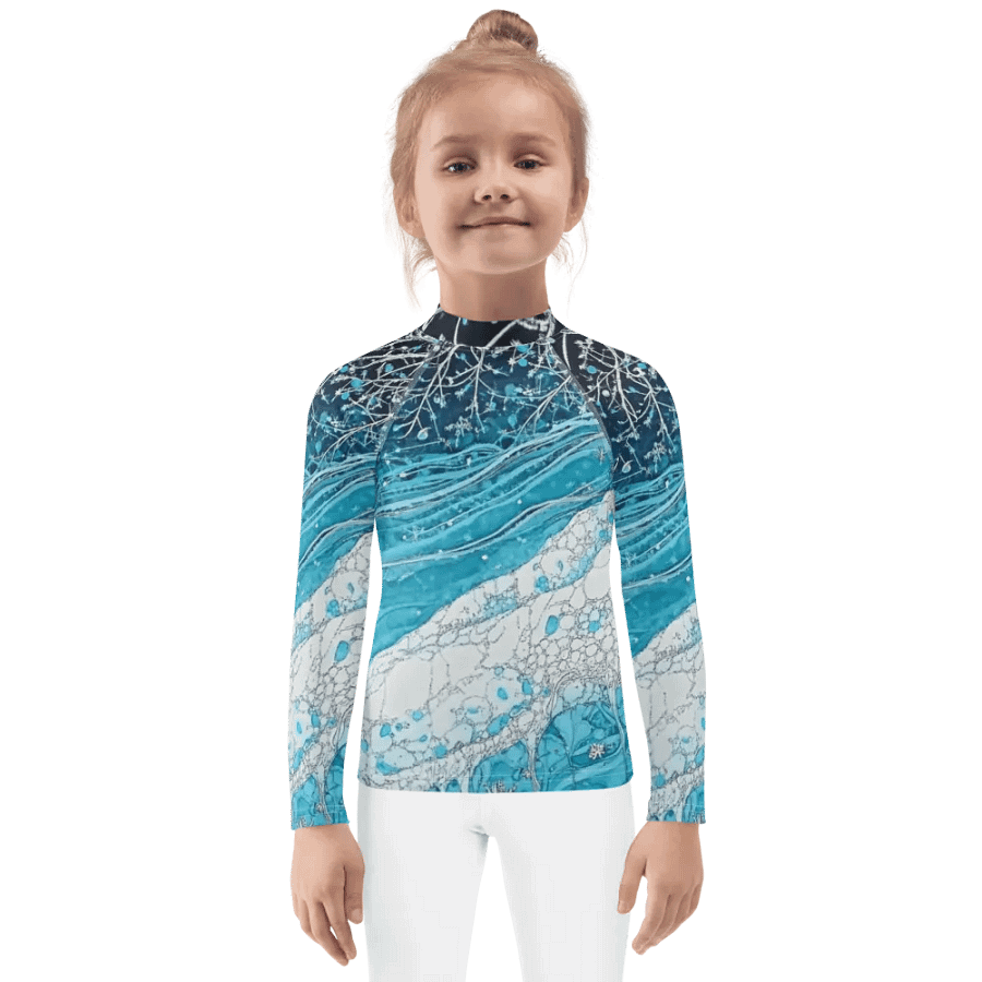 Winter Frost, Unisex Kids Rash Guard product image (1)