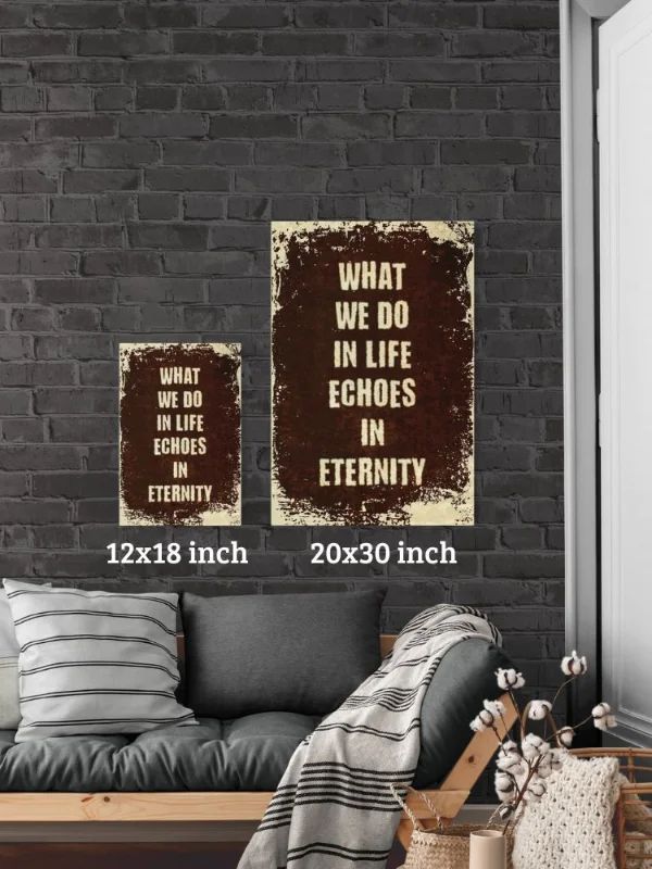 Gladiator Movie Quote Matte Paper Poster product image (2)