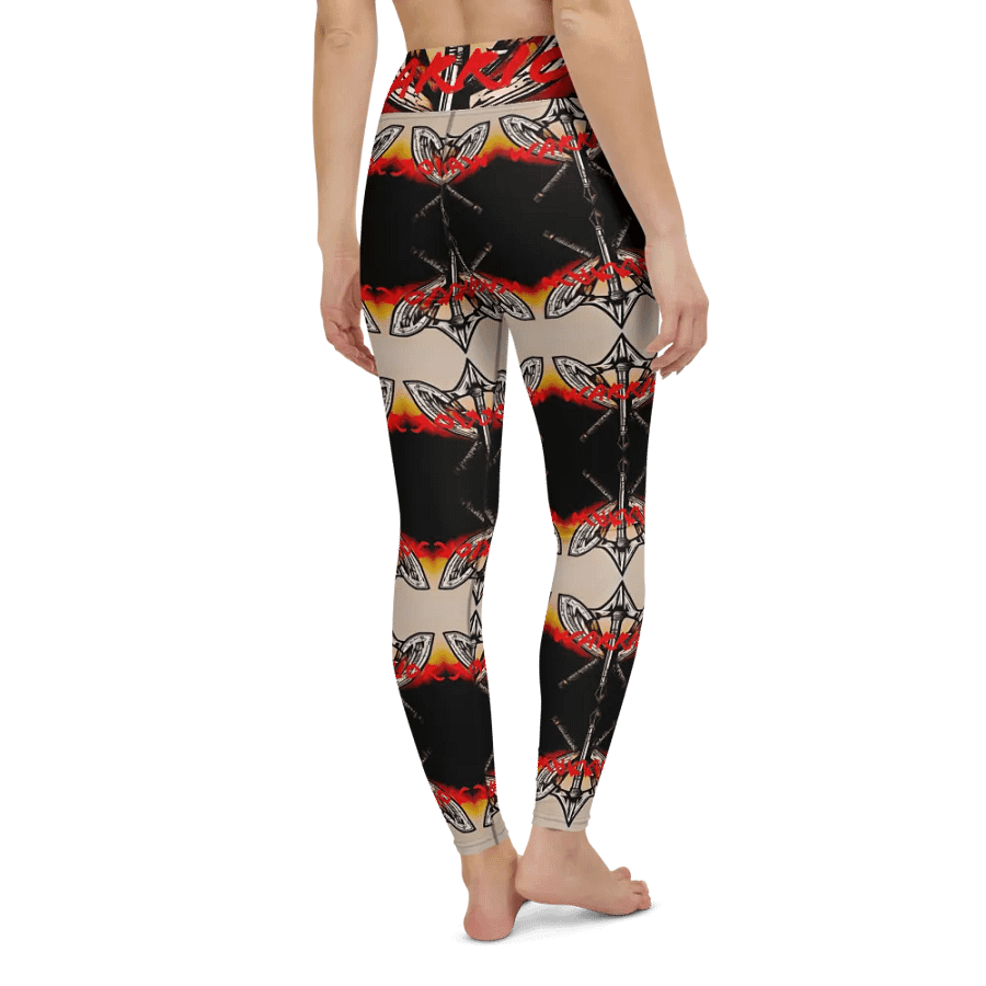 Symmetrical Moth All-Over Yoga Leggings product image (8)