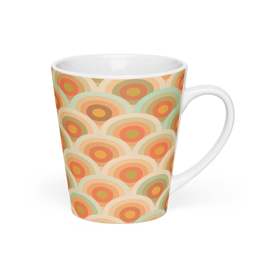 Scalloped Sunset Latte Mug product image (3)