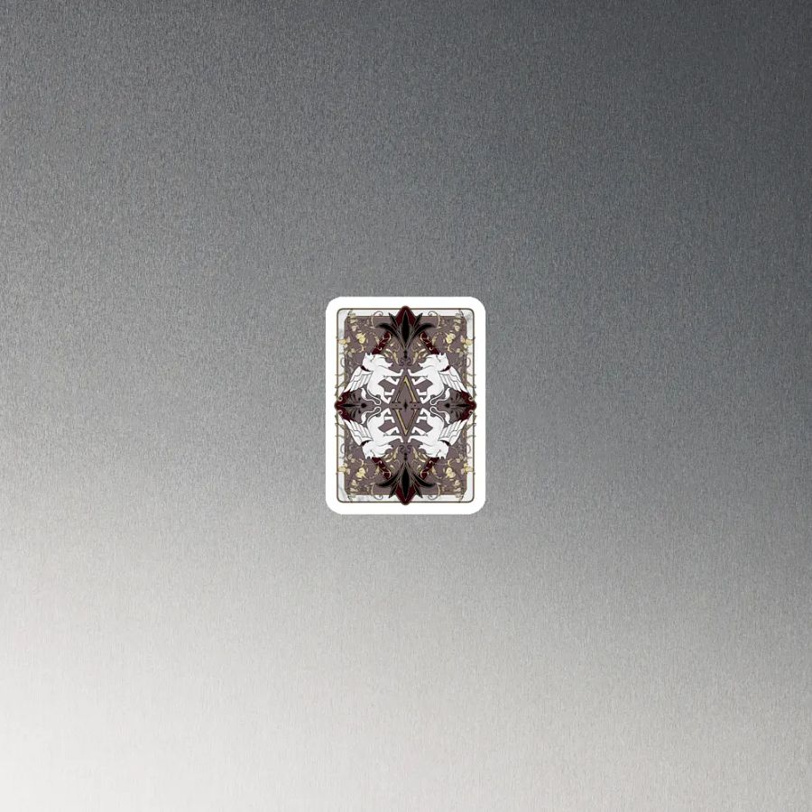 Verardi Famiglia Playing Card Back ✦ Die-Cut Magnets product image (4)