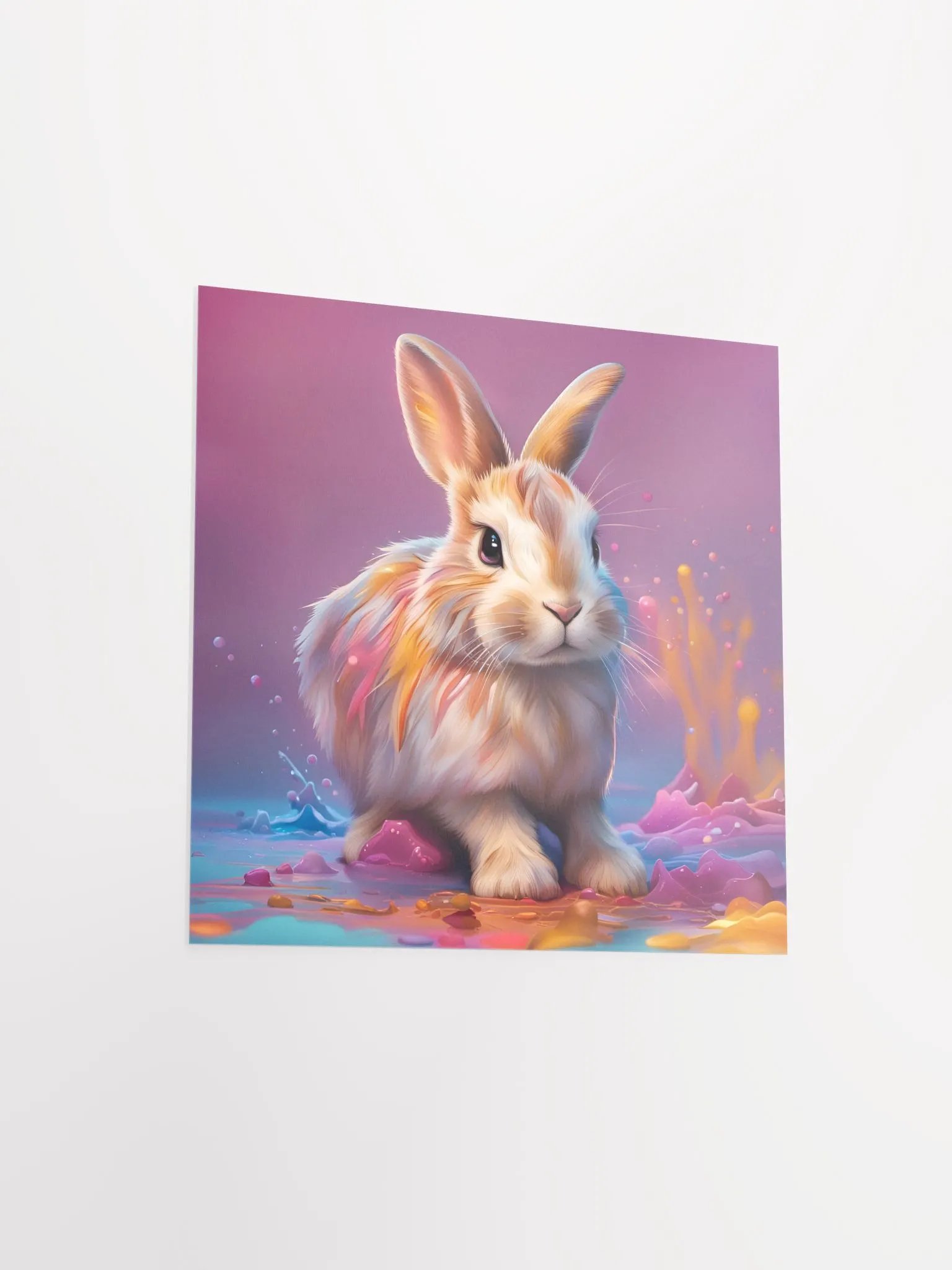 Colorful Bunny Poster product image (7)