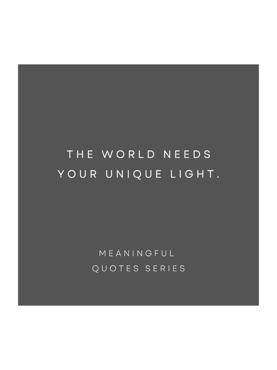 The World Needs Your Unique Light. product image (1)
