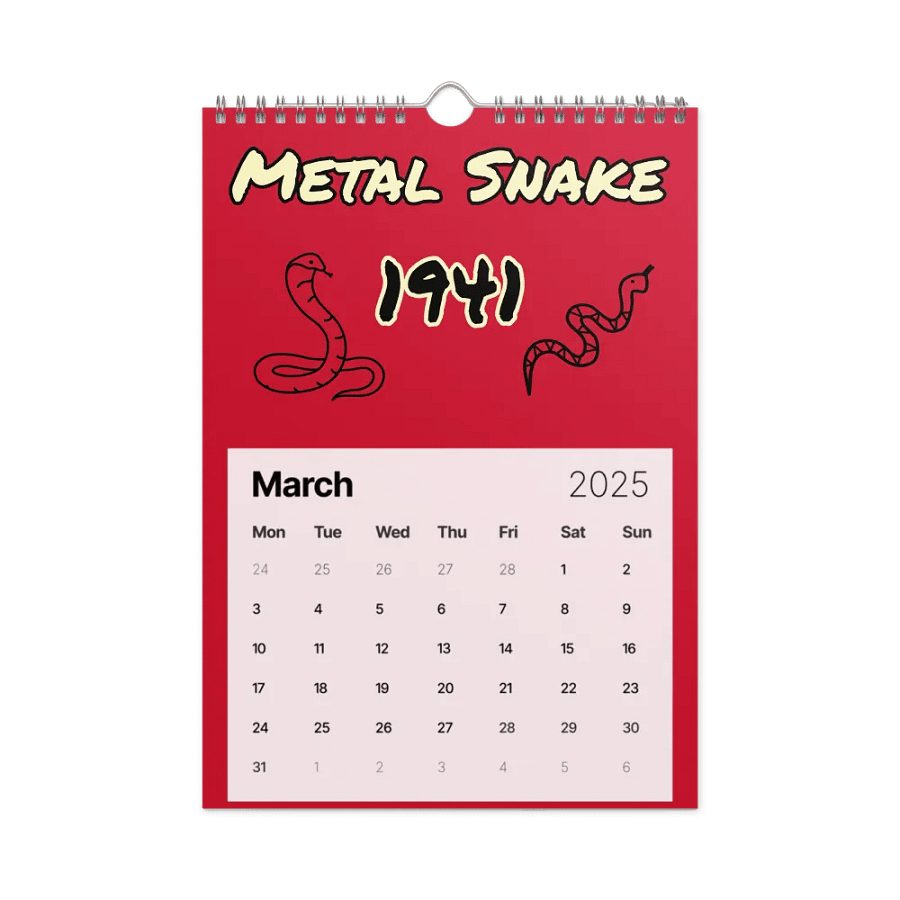 Cosmic Serpent 2025 Wall Calendar product image (9)