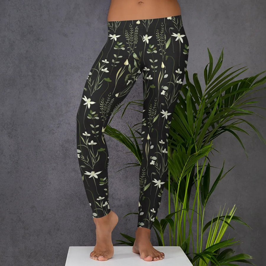 Wildflower Pattern Yoga Leggings product image (5)