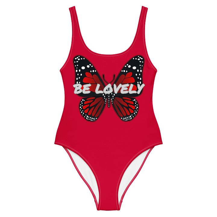 Be Lovely Butterfly All-Over Swimsuit Women Crimson product image (2)