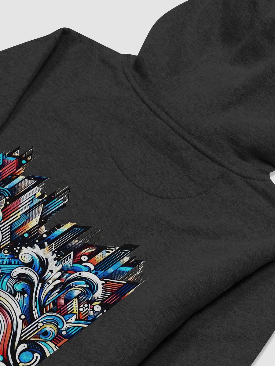 Waves Of The Street Black Hoodie – Bold Urban Streetwear product image (4)