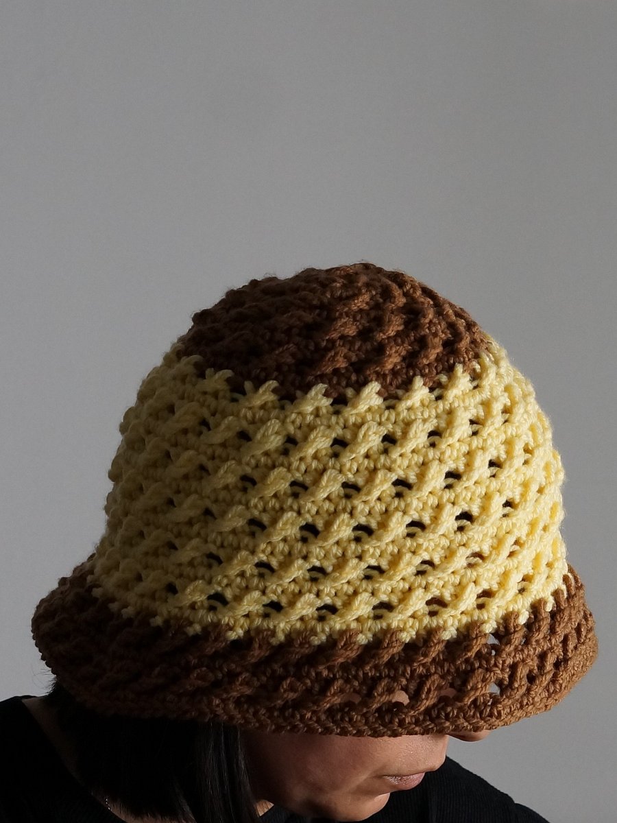 Cross stitch bucket hat pdf pattern product image (3)