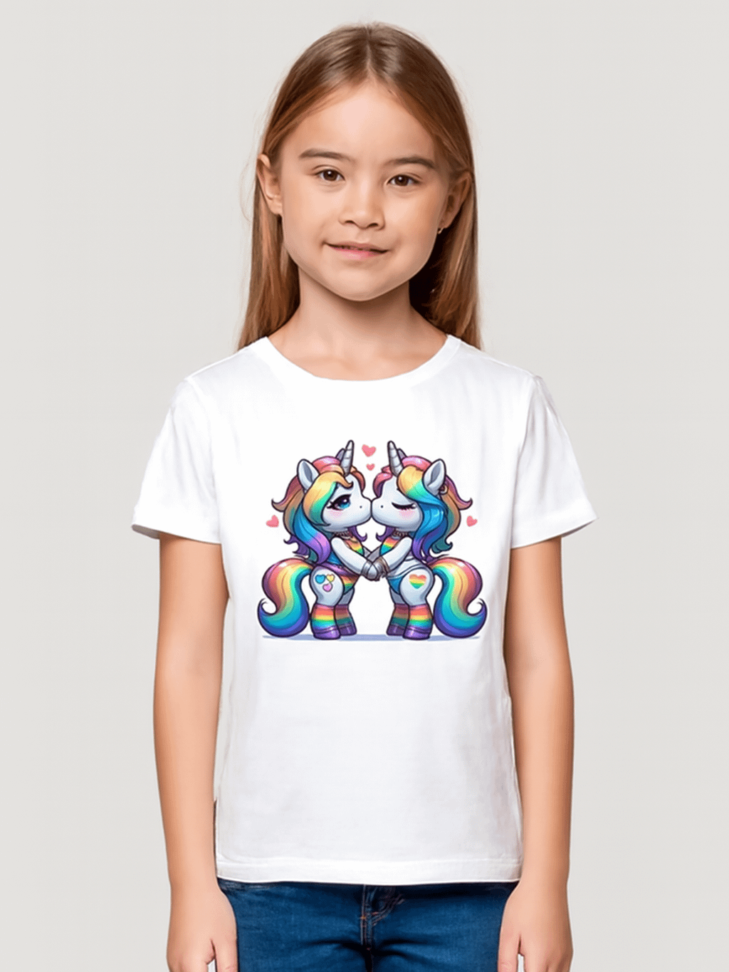 Rainbow Unicorn Kiss Youth T-Shirt product image (1)