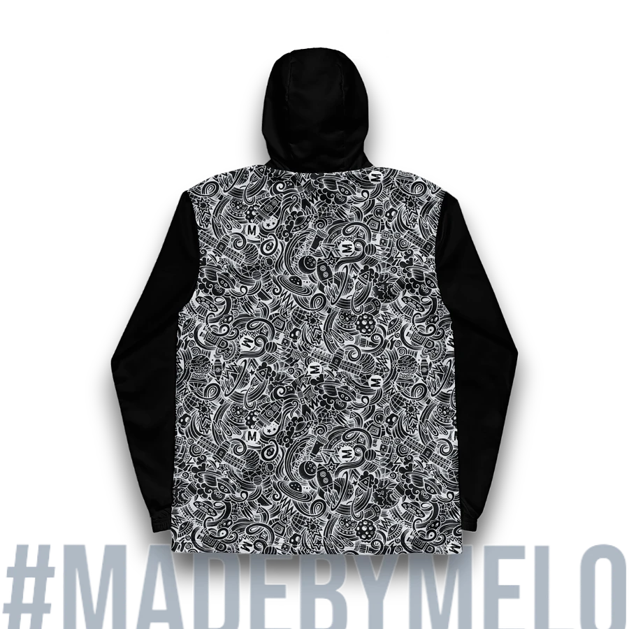 Dark Space Scribble - Ultimate Windbreaker Jacket | #MadeByMELO product image (6)