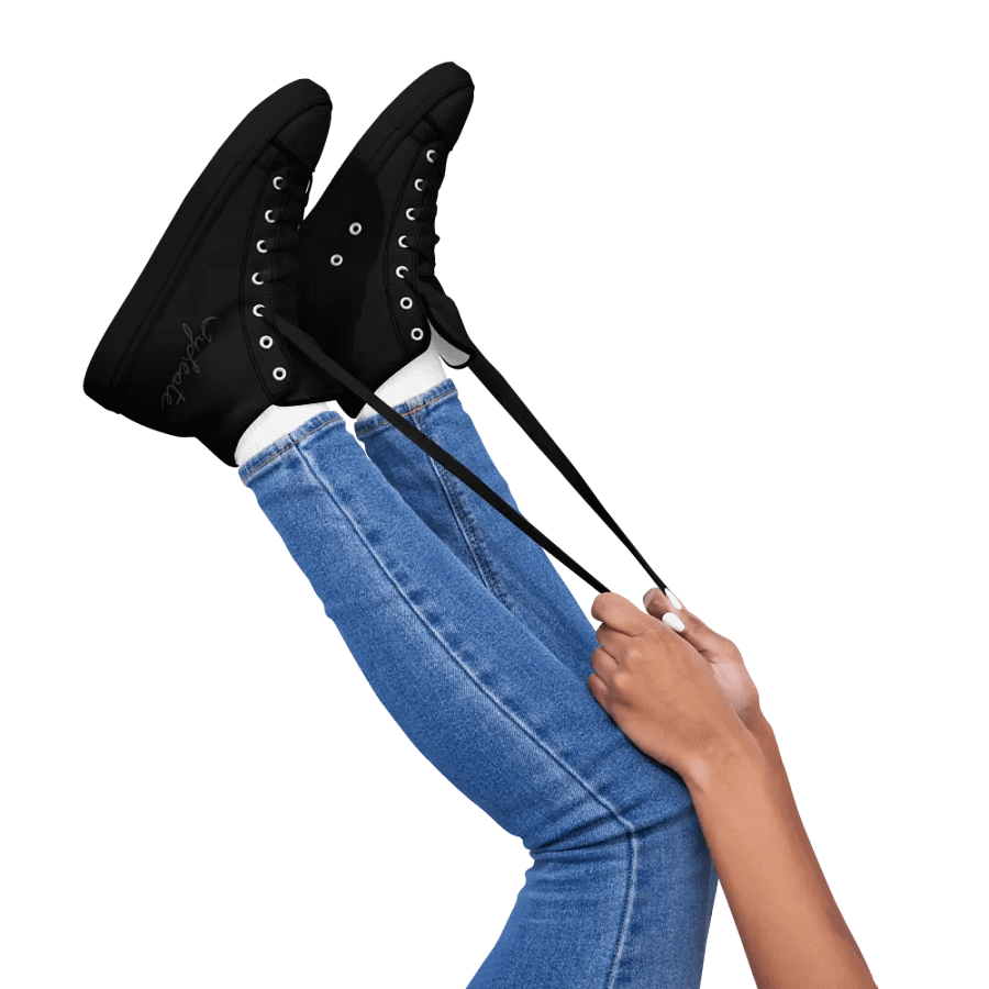 Black Signature High Top Shoes product image (4)
