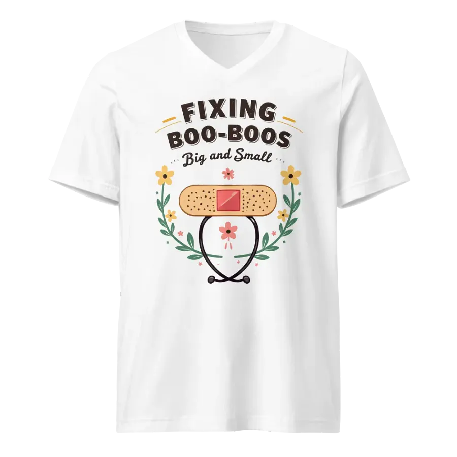 Healing Floral V-Neck Tee product image (1)